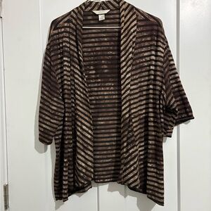 CJ Banks short sleeve wrap shirt